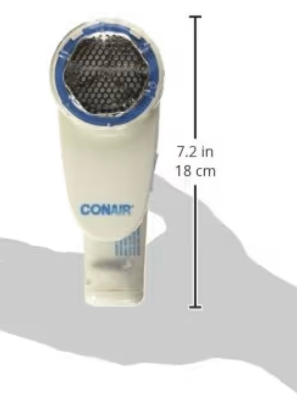 Conair White & Blue Fabric Lint Remover - Portable Pill Shaver - Picture 4 of 4
